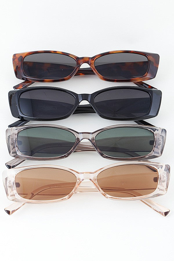 Wide Bar Sunglasses-Multi
