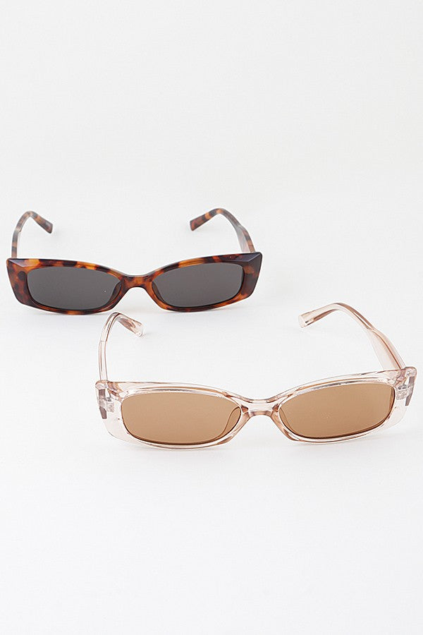 Wide Bar Sunglasses-Multi