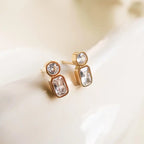18K Non-Tarnish Mini CZ Studs