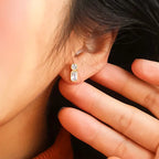 18K Non-Tarnish Mini CZ Studs