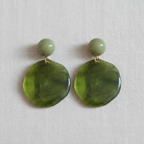 Vintage Circle Stud Earrings-