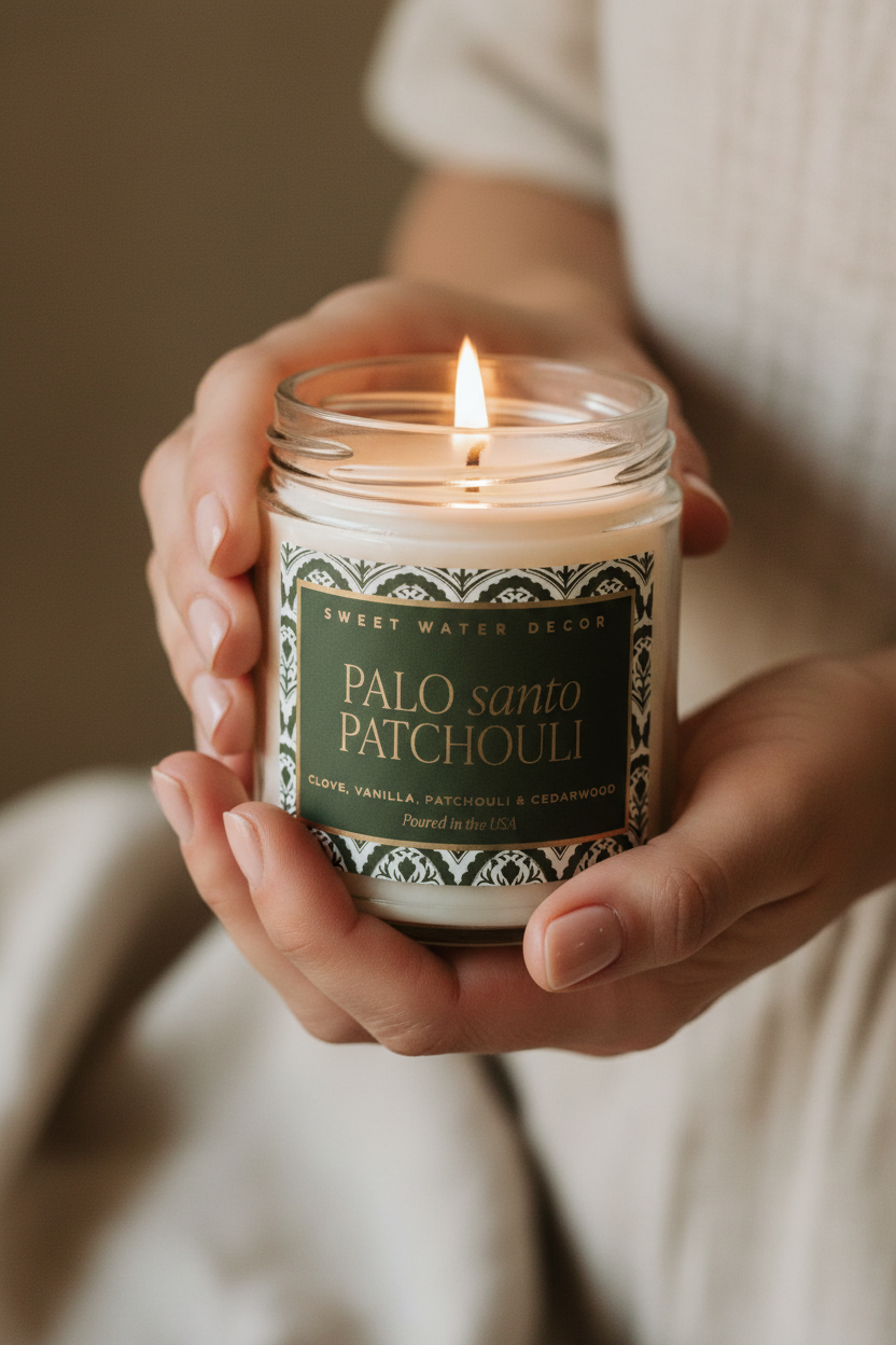 Soy Candle-Palo Santo Patchouli