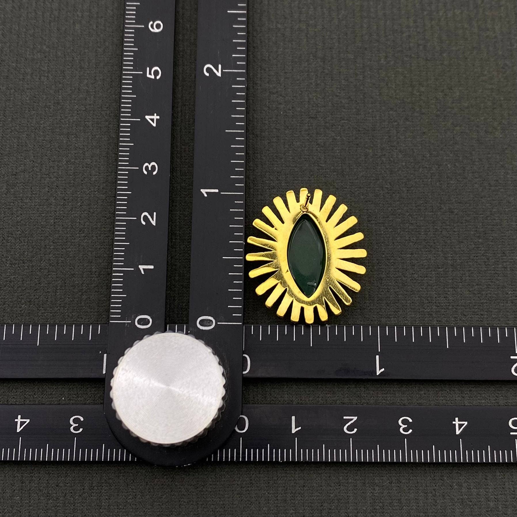 Lacey Non-Tarnish Agate Inlaid Earrings-