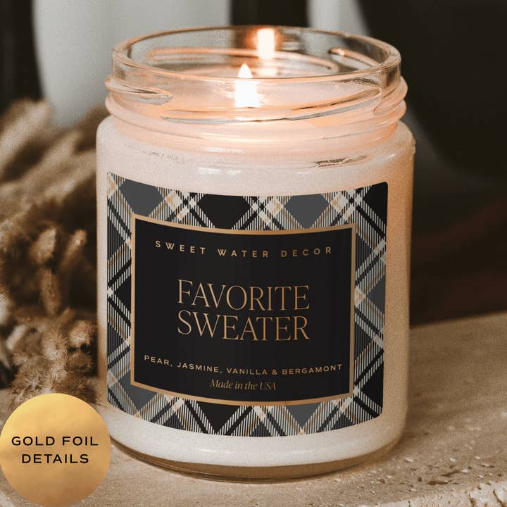 Soy Candle-Favorite Sweater